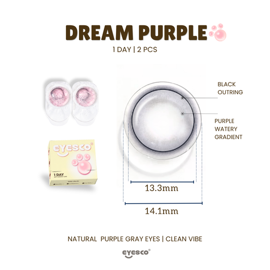 【2pcs】Dream Purple | Cozy Daily Trial kit