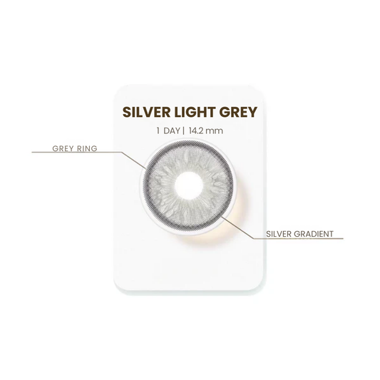 NEW Silver Light Grey | ED058